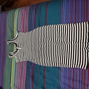 Striped Black / White dress